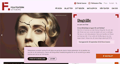 Desktop Screenshot of folkteatern.se